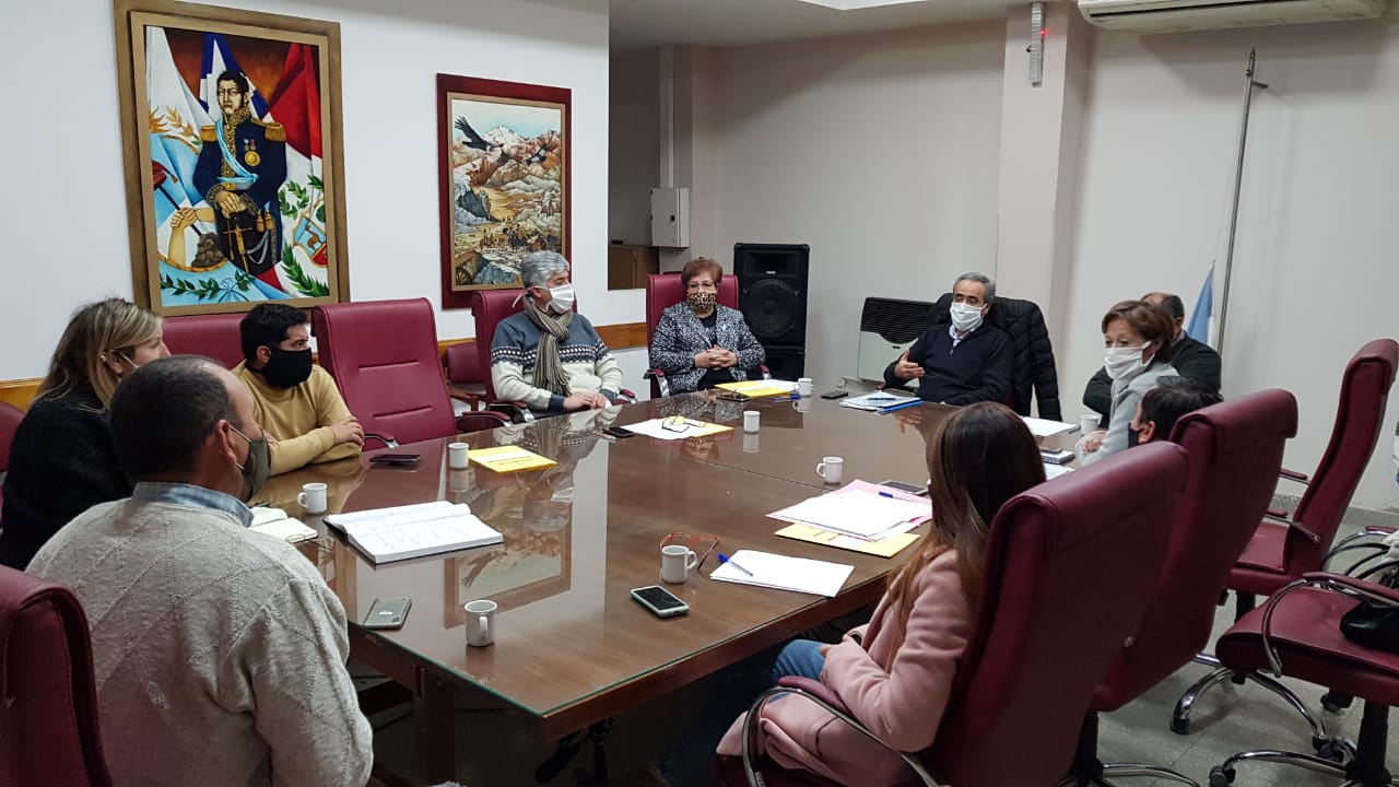 AUTORIDADES DEL SUTE VISITARON EL CONCEJO DELIBERANTE