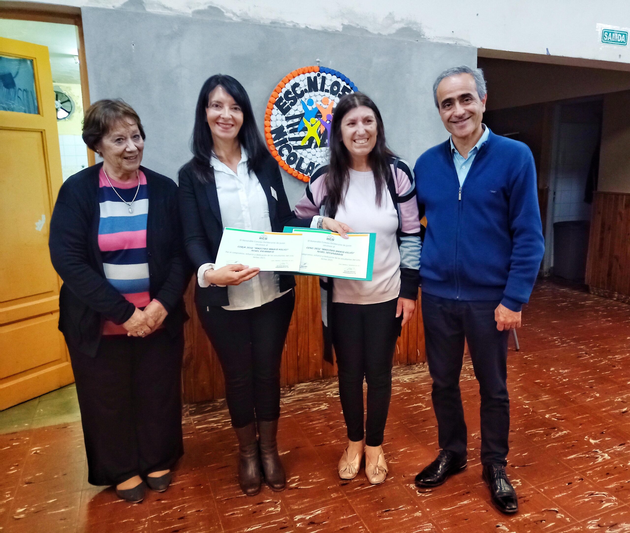 VISITA AL CEBJA Y CENS «MARIO FELICI» EN RODRÍGUEZ PEÑA