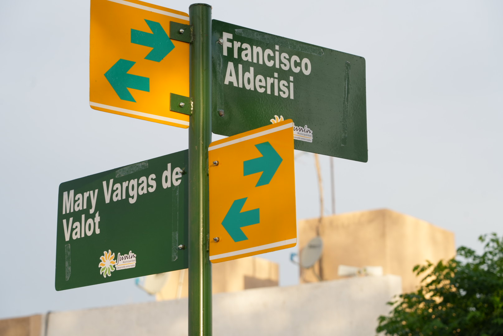 IMPOSICIÓN DE LOS NOMBRES «MARY VARGAS DE VALOT» Y «FRANCISCO ALDERISI» A CALLES DE ALGARROBO GRANDE,