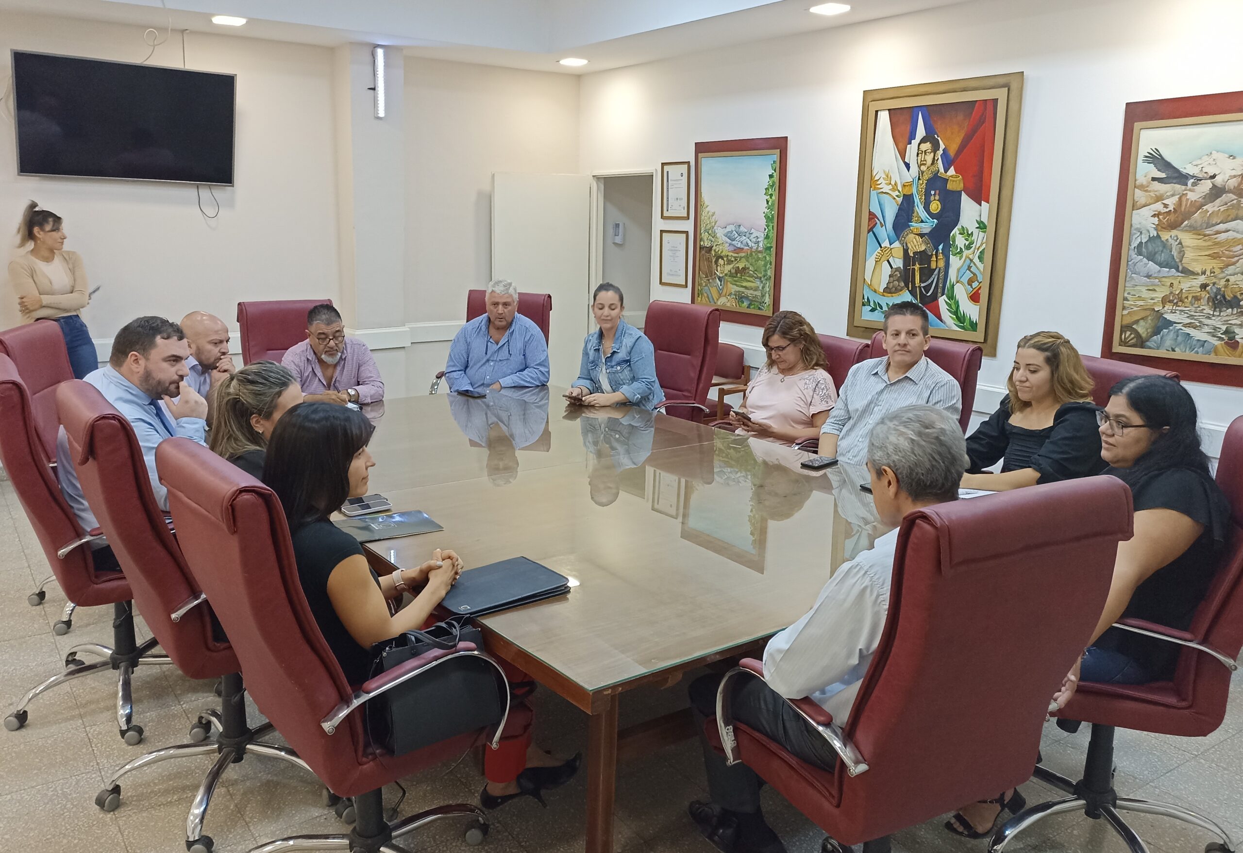 VISITA DE MIEMBROS DE LA FUNDACIÓN BANCO CREDICOOP