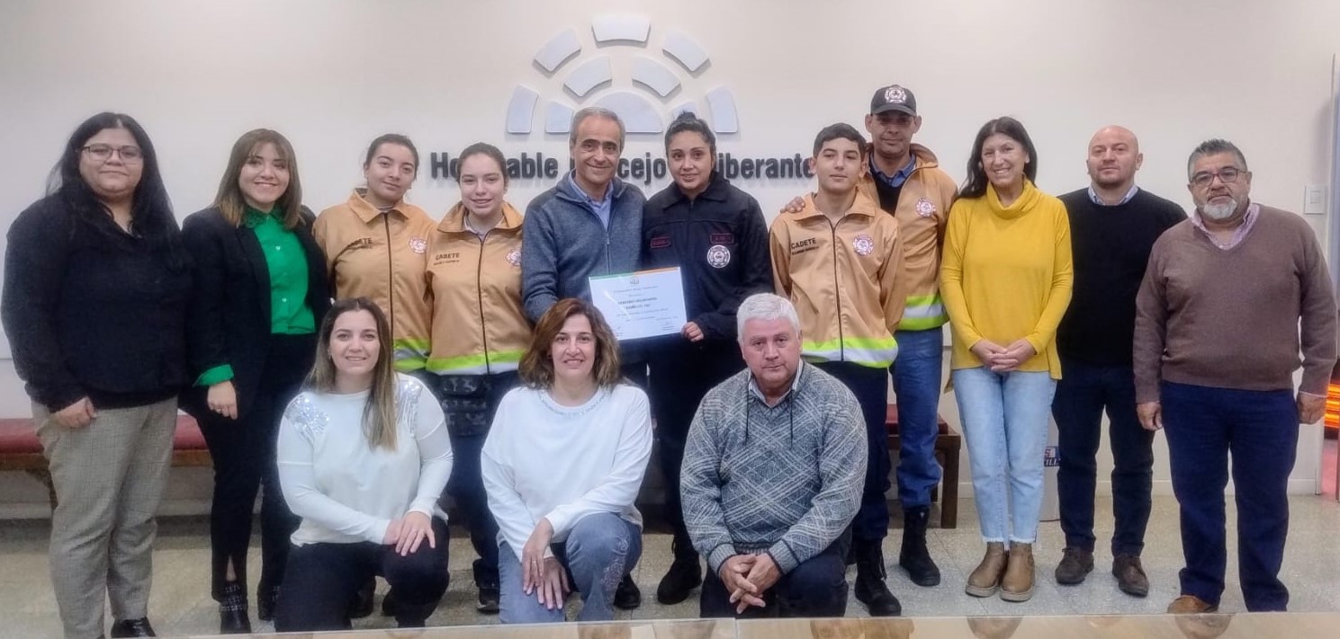 TRAS SU HABILITACIÓN, LOS BOMBEROS VOLUNTARIOS «DUEÑO DEL SOL» FUERON RECONOCIDOS POR EL CONCEJO