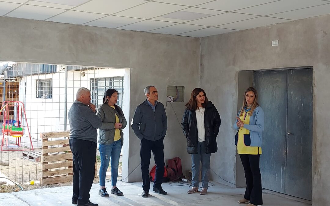 AVANZA LA CONSTRUCCIÓN DEL SALÓN DE USOS MÚLTIPLES EN EL JARDÍN MATERNAL AMANECER