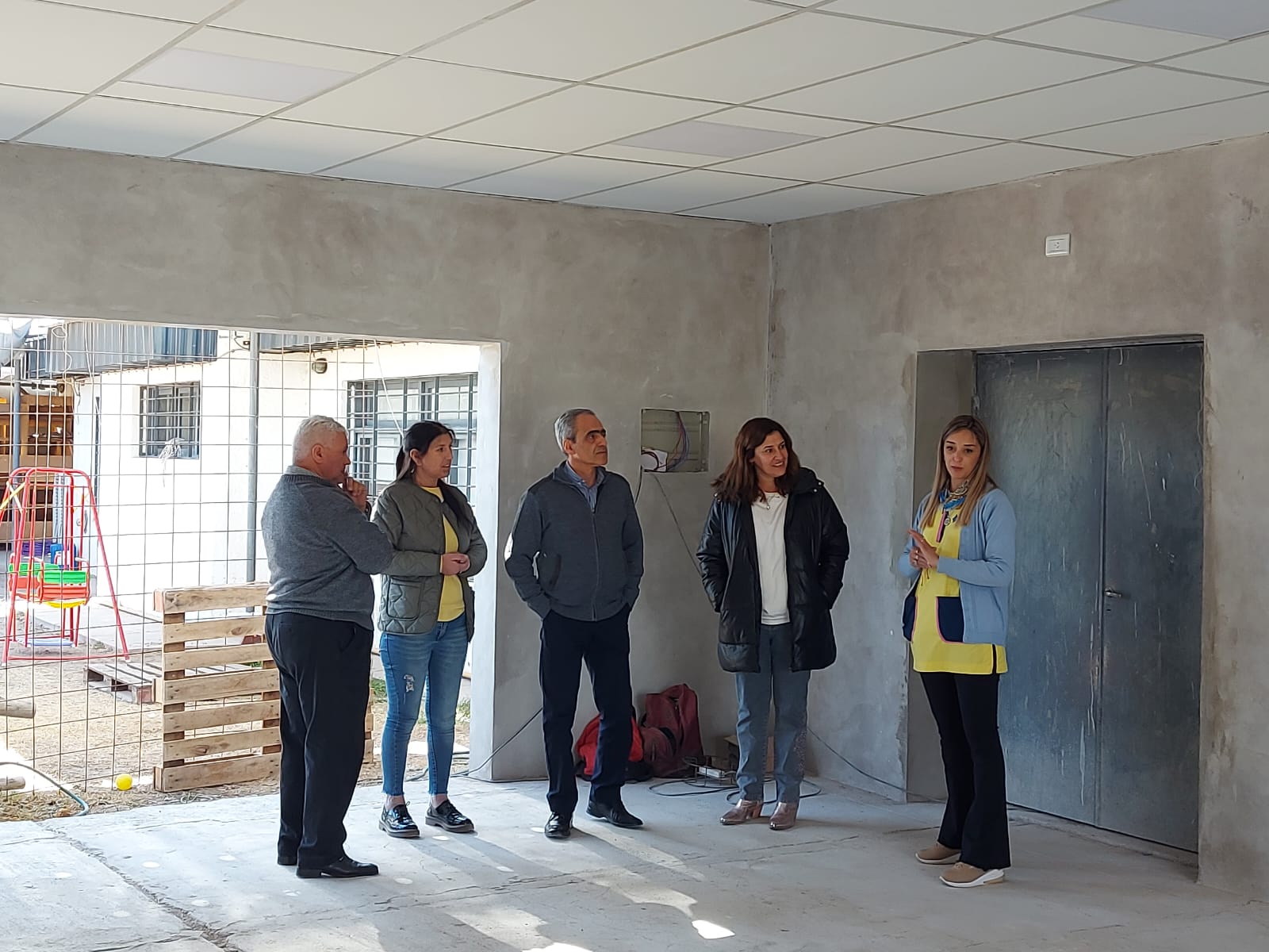 AVANZA LA CONSTRUCCIÓN DEL SALÓN DE USOS MÚLTIPLES EN EL JARDÍN MATERNAL AMANECER