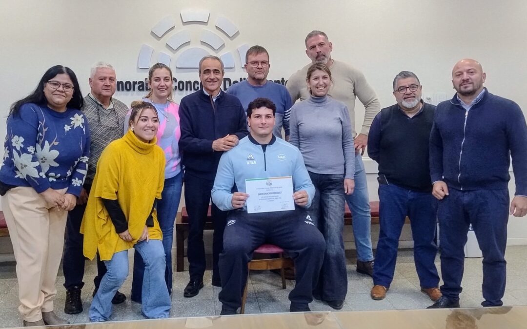 RECONOCIMIENTO A «JUANI» RODRÍGUEZ, INTEGRANTE DE LOS PUMITAS