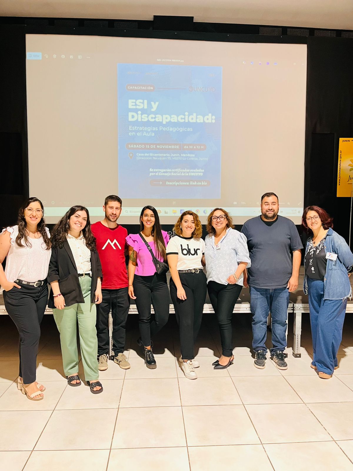 SE REALIZÓ CAPACITACIÓN EN ESI Y DISCAPACIDAD