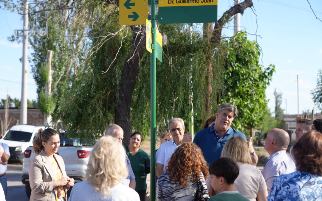UNA CALLE DE LOS BARRIALES LLEVA EL NOMBRE DE «DR. GUILLERMO JUAN»
