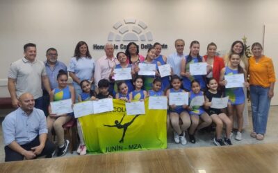SE RECONOCIÓ A EQUIPO DE PATINAJE ARTÍSTICO DE JUNÍN