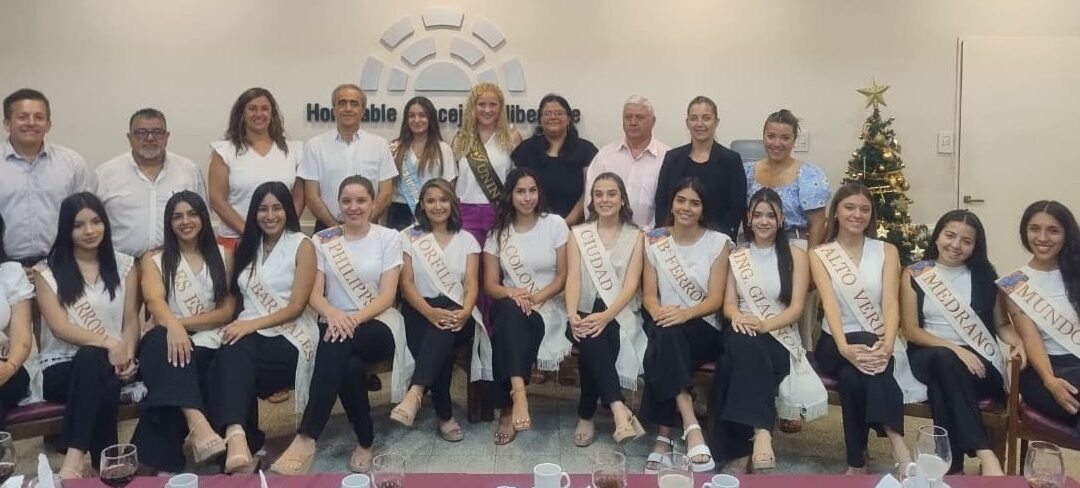 VISITARON EL CONCEJO LAS CANDIDATAS VENDIMIALES 2.026