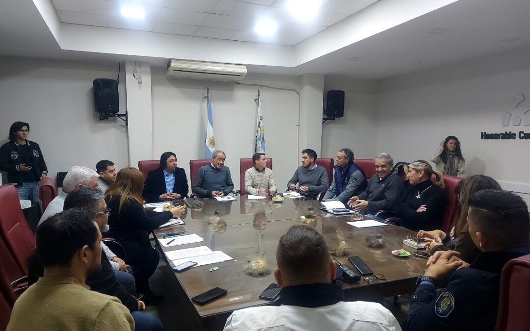REUNIÓN PARA PLANIFICACIÓN Y ORDENAMIENTO VIAL